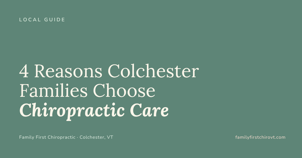 A warm, welcoming chiropractic office
